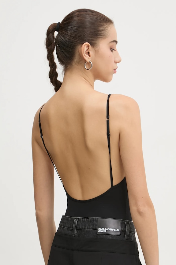 Odjeća Top Diesel UFBY-OVAL-D-BODYSUIT UW Body A15225.0IKBN crna