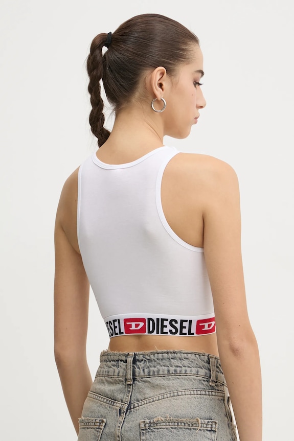 Odzież Diesel top SANDRA-D-CORE Tank A17638.0NJAP biały