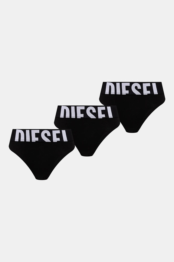 Diesel figi LOLA-D-POP-3PACK UNDERPANTS 2-pack dzianina czarny A17772.0HMAU