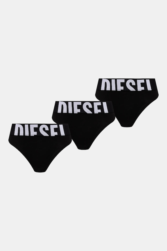 Diesel figi LOLA-D-POP-3PACK UNDERPANTS 2-pack dzianina czarny A17772.0HMAU