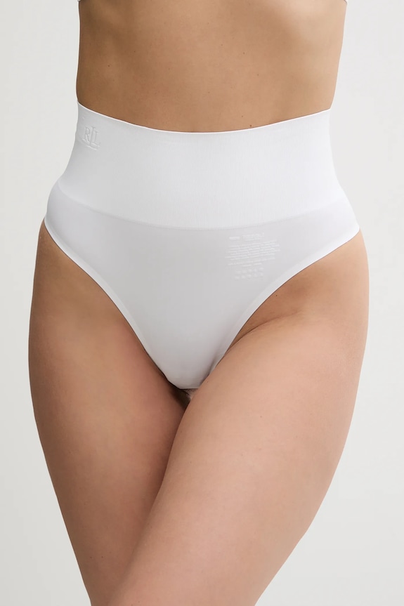 Lauren Ralph Lauren stringi modelujące dzianina biały 4L0065