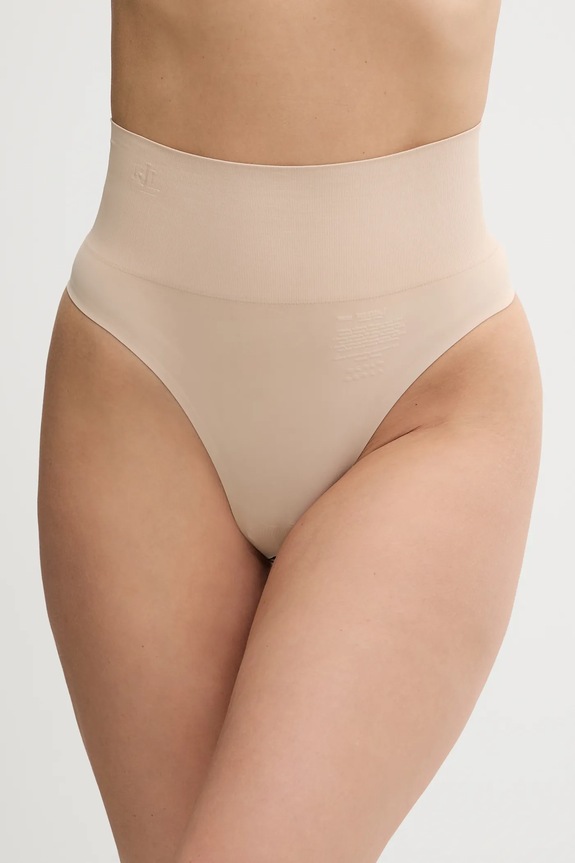 Lauren Ralph Lauren stringi modelujące dzianina beżowy 4L0065