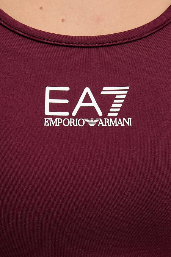 Športová podprsenka EA7 Emporio Armani AF12625.7W000231 burgundské