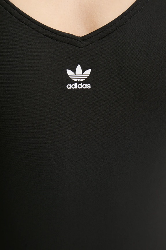 adidas Originals costum de baie dintr-o bucată Adicolor JG5775 negru