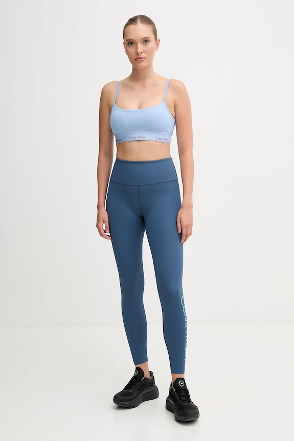 Sportovní podprsenka Calvin Klein Performance LVGWS5K136 modrá AW25