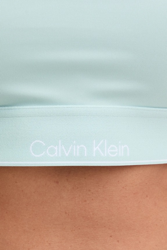 Športová podprsenka Calvin Klein Performance LVGWS5K136 tyrkysová