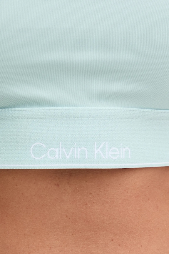 Športová podprsenka Calvin Klein Performance LVGWS5K136 tyrkysová