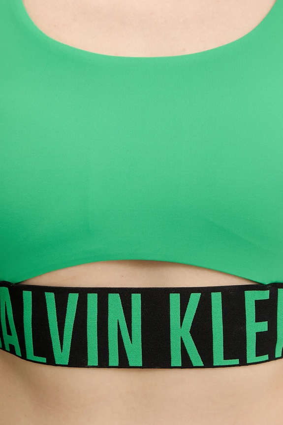 Športni modrček Calvin Klein Performance LVGWS5K149 zelena
