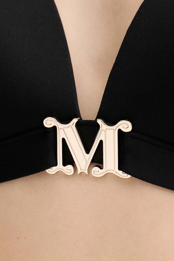 Max Mara Beachwear biustonosz kąpielowy czarny 2516821219600