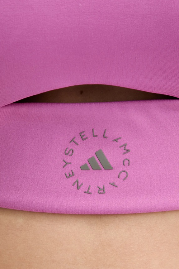 Športni modrček adidas by Stella McCartney TrueStrenght vijolična JJ1639