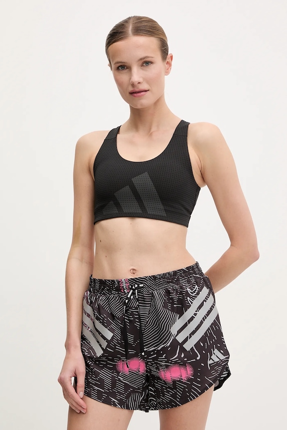 adidas Performance biustonosz sportowy Powerimpact Hiit bez fiszbinów czarny JI9964