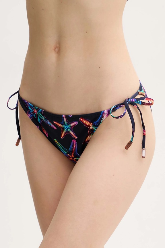 Vilebrequin bikini alsó FLORE alsó rész sötétkék FLRCH107