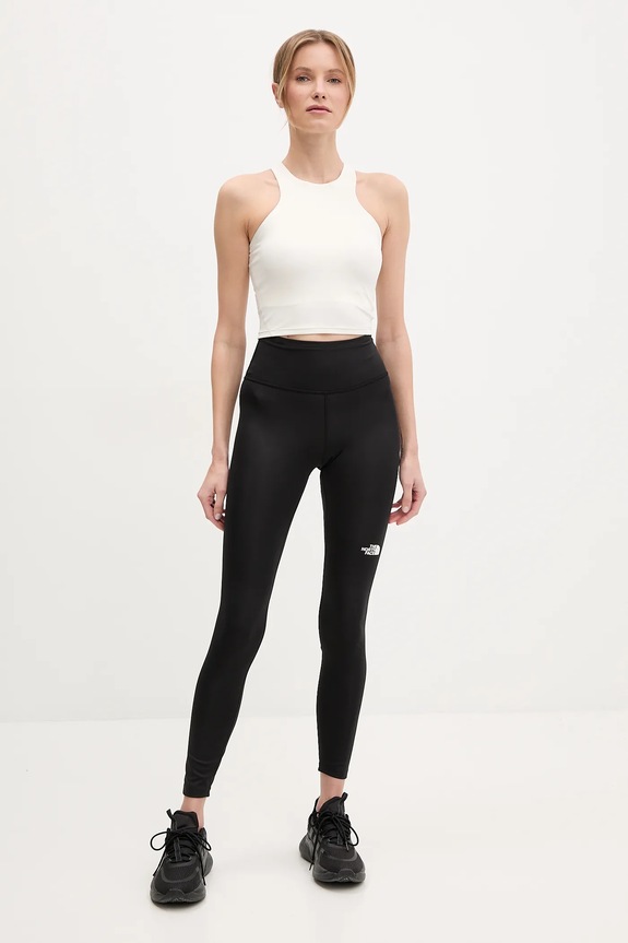 The North Face biustonosz sportowy Refina NF0A896AQLI1 beżowy SS25