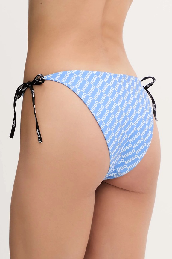 Plavkové nohavičky HUGO PURE_SIDE TIE 50540662 modrá AW25