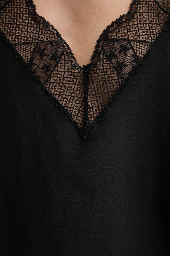 Hedvábný top ZADIG&VOLTAIRE WWCR00014.19W.001 černá