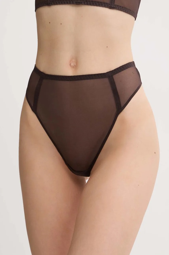 Zhilyova stringi Unnamed 2.0 dzianina brązowy 063230228