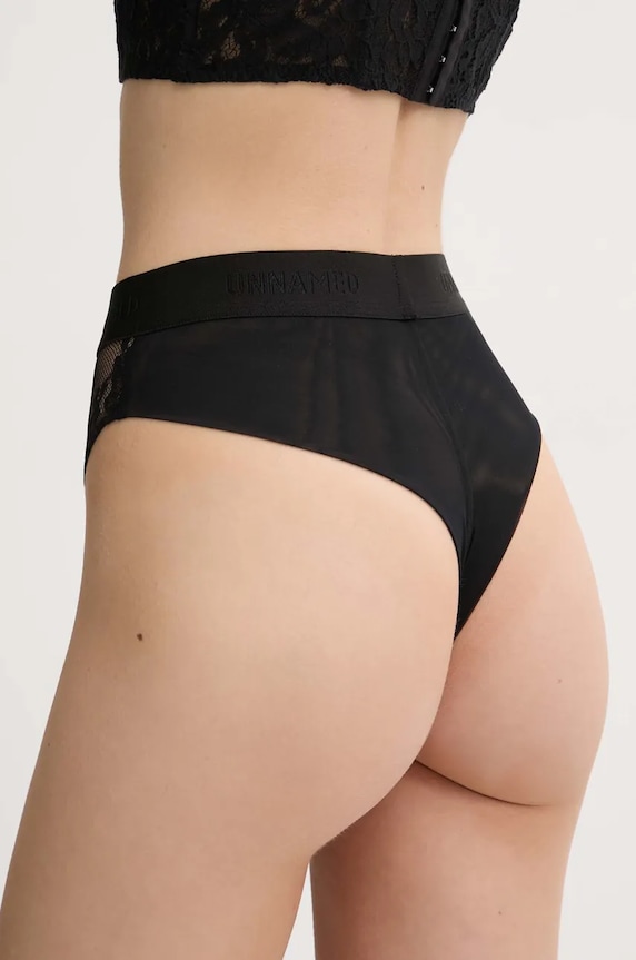 Zhilyova tanga Sicilia Corsage 148260501 negru SS25