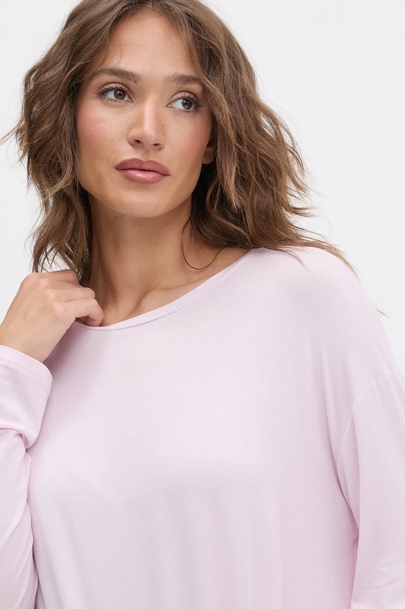 United Colors of Benetton hosszú ujjú pizsama rózsaszín 36MX3M07B