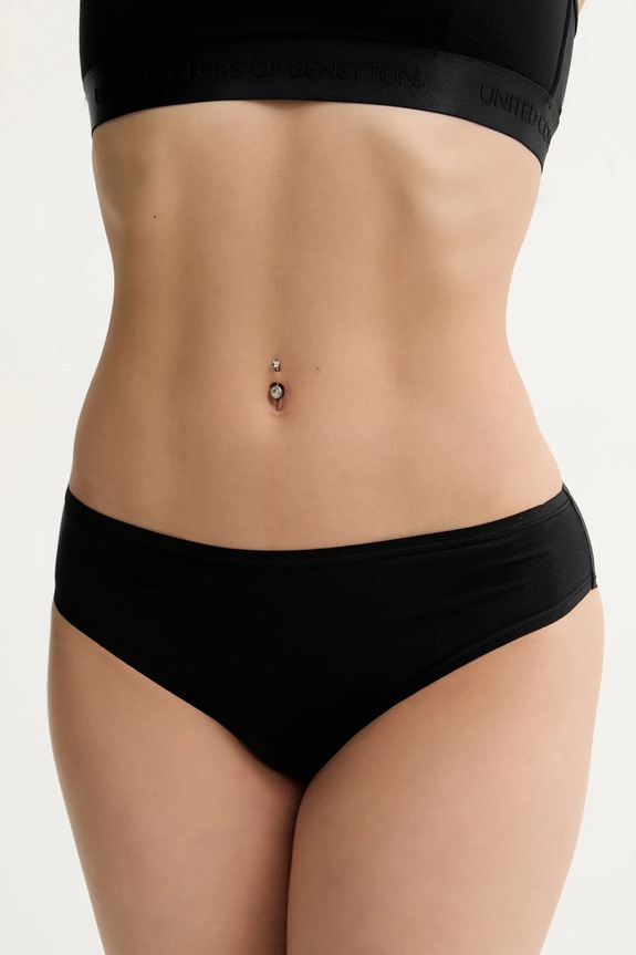 United Colors of Benetton bugyi sima fekete 3OP81S02D