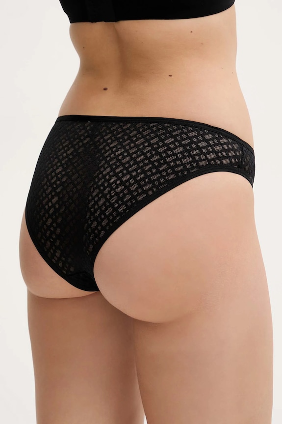 BOSS chiloți BRIEF B LACE 50520389 negru AW25