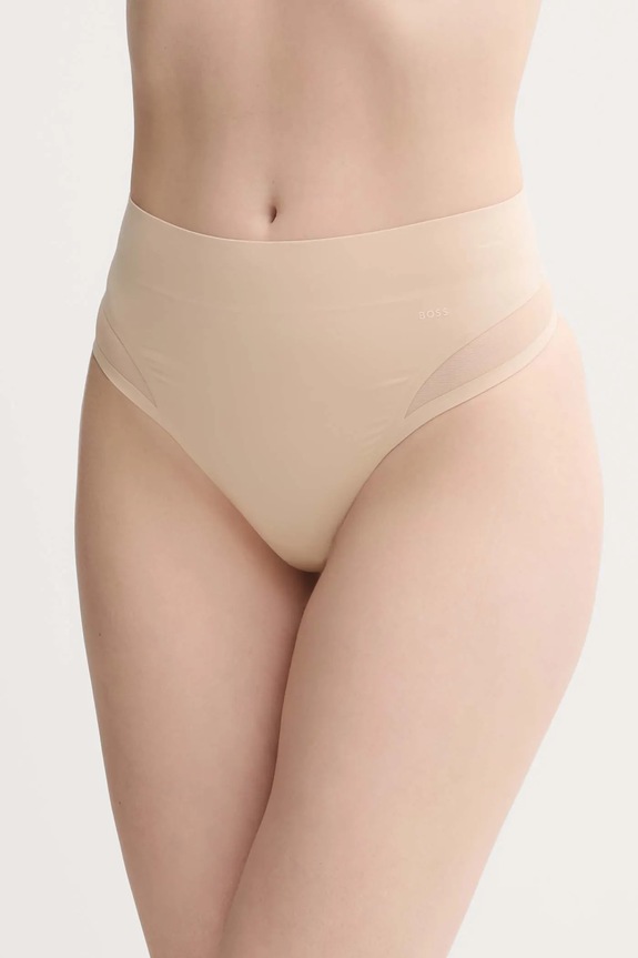 Nohavičky BOSS THONG HW B.BODY nohavičky béžová 50535818