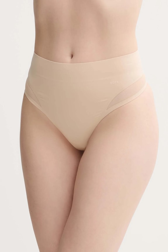 Nohavičky BOSS THONG HW B.BODY nohavičky béžová 50535818