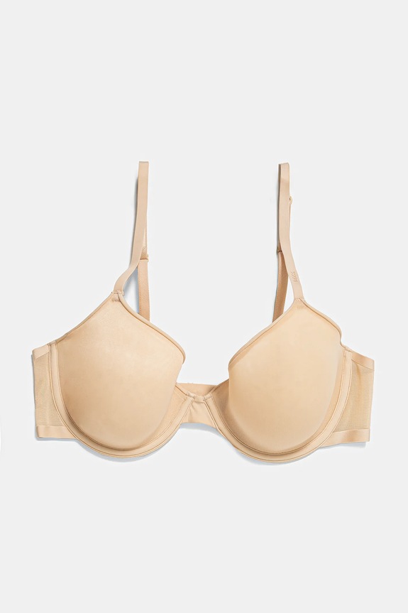 Podprsenka BOSS PADDED DEMI B.BODY s kosticami béžová 50535822