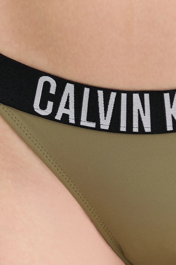 Brazílske plavkové nohavičky Calvin Klein zelená KW0KW02857