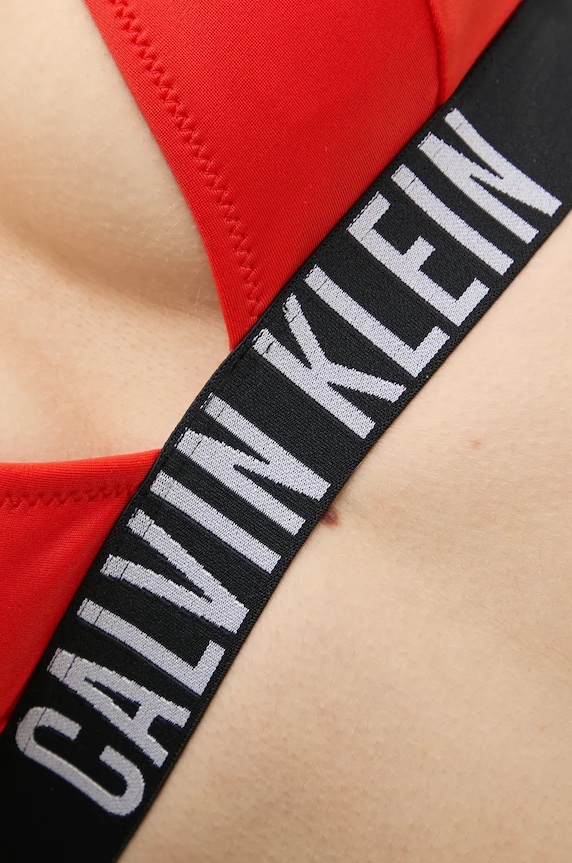 Plavková podprsenka Calvin Klein červená KW0KW02832