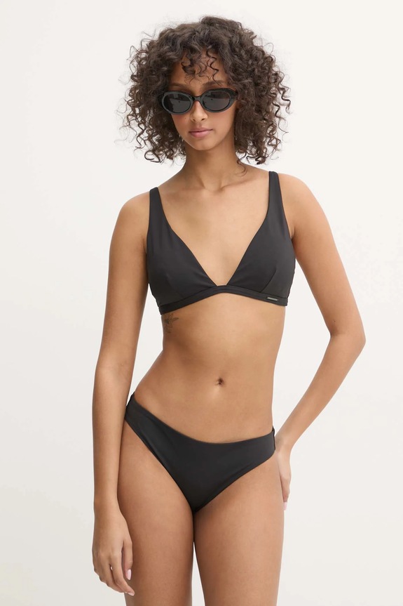 Plavková podprsenka Calvin Klein KW0KW02844 čierna SS25