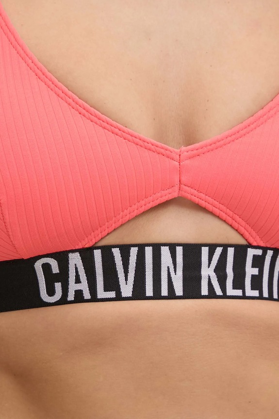 Calvin Klein bikini felső narancssárga KW0KW02751