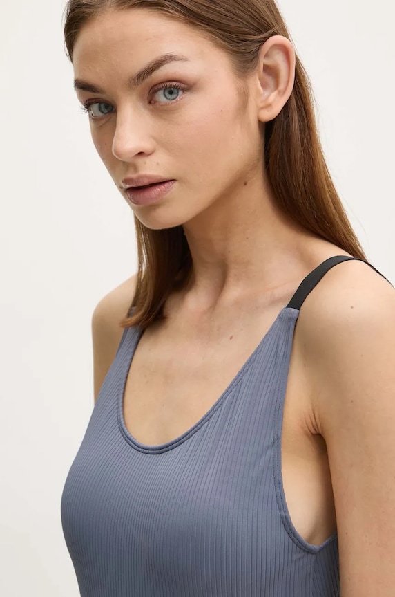 Oblečenie Jednodielne plavky Calvin Klein KW0KW02754 modrá