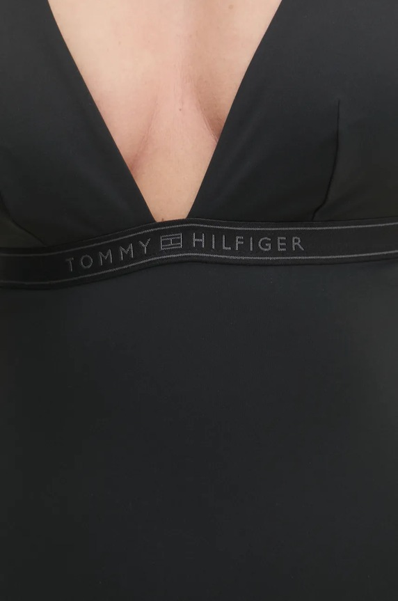 Jednodielne plavky Tommy Hilfiger UW0UW05845 čierna