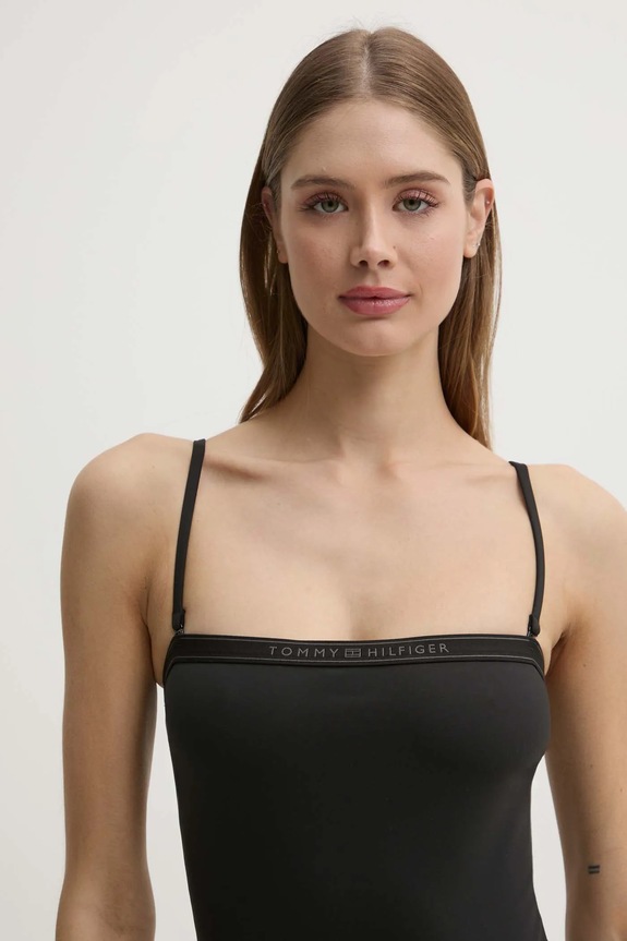 Tommy Hilfiger jednoczęściowy strój kąpielowy czarny UW0UW05846