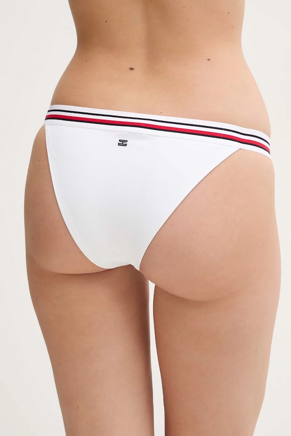 Μαγιό σλιπ μπικίνι Tommy Hilfiger UW0UW05829 λευκό SS25