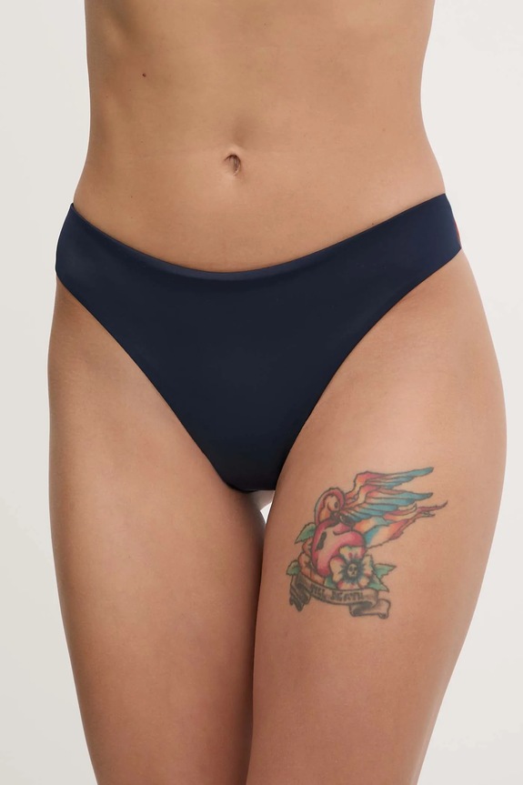 Brazilke za kopanje Tommy Hilfiger Prijazno od planeta mornarsko modra UW0UW05838
