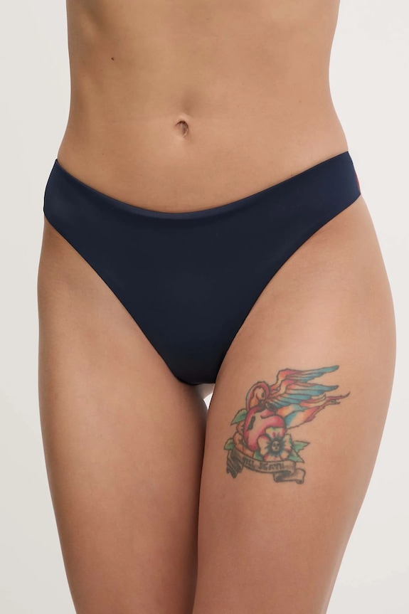 Brazilke za kopanje Tommy Hilfiger Prijazno od planeta mornarsko modra UW0UW05838