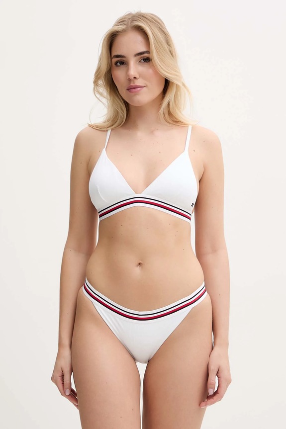 Bikini top Tommy Hilfiger UW0UW05805 λευκό SS25