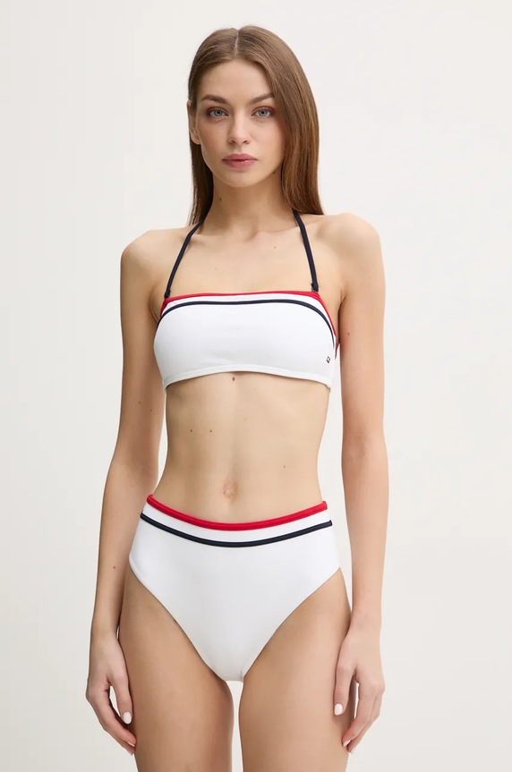 Tommy Hilfiger biustonosz kąpielowy UW0UW05873 biały SS25