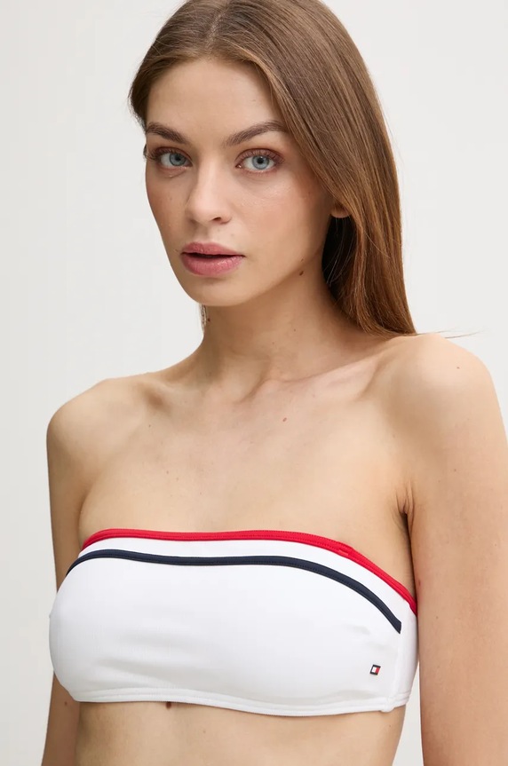 Tommy Hilfiger biustonosz kąpielowy biały UW0UW05873