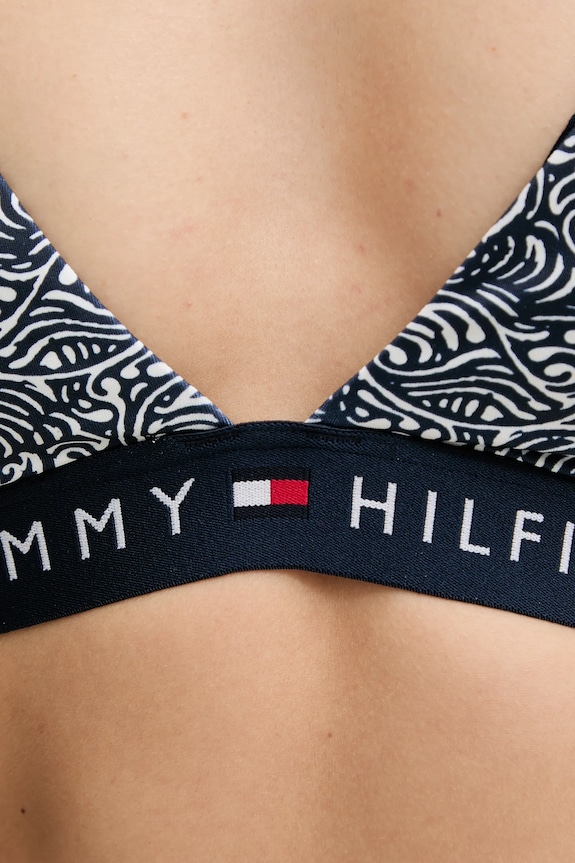 Oblečení Plavková podprsenka Tommy Hilfiger UW0UW05945 námořnická modř
