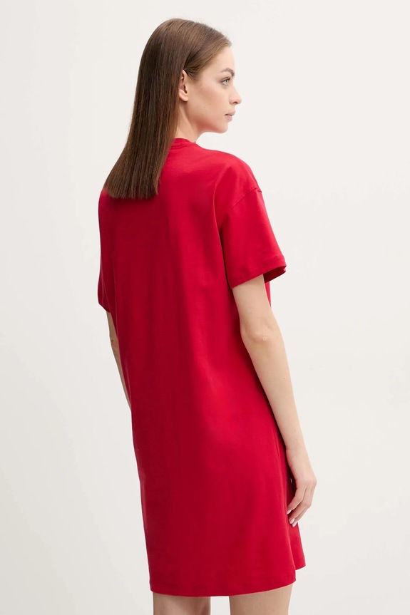 Ρούχα Βαμβακερό νυχτικό Tommy Hilfiger UW0UW05767 κόκκινο