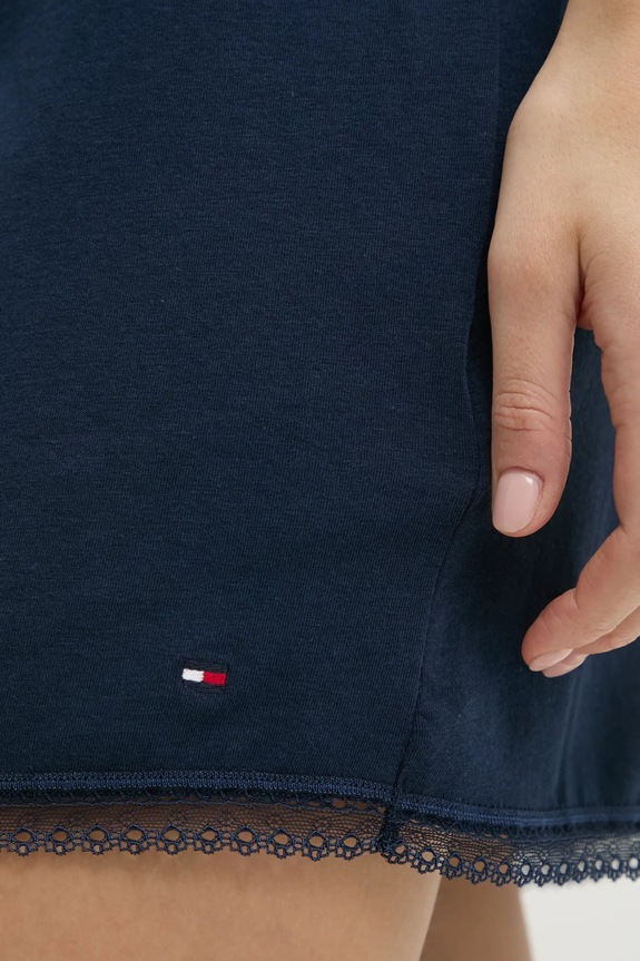 Noční košilka Tommy Hilfiger UW0UW05780 námořnická modř