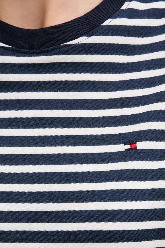 Tommy Hilfiger sukienka bawełniana UW0UW05937 granatowy