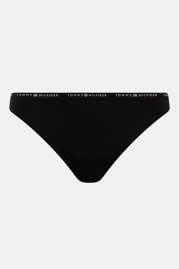 Ρούχα Tommy Hilfiger στρινγκ γυναικεία 3-pack UW0UW05756 μαύρο