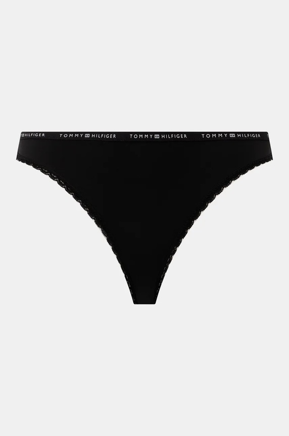 Tommy Hilfiger stringi 3-pack UW0UW05882 czarny AW25