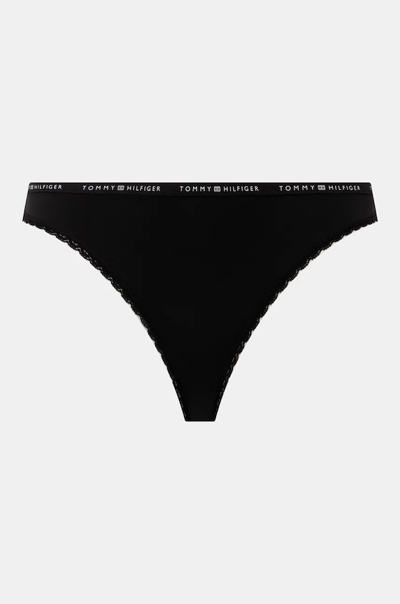 Tommy Hilfiger stringi 3-pack UW0UW05882 czarny AW25