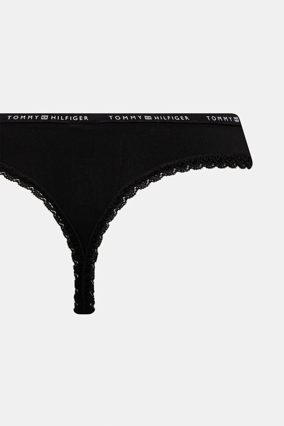 Odzież Tommy Hilfiger stringi 3-pack UW0UW05882 czarny