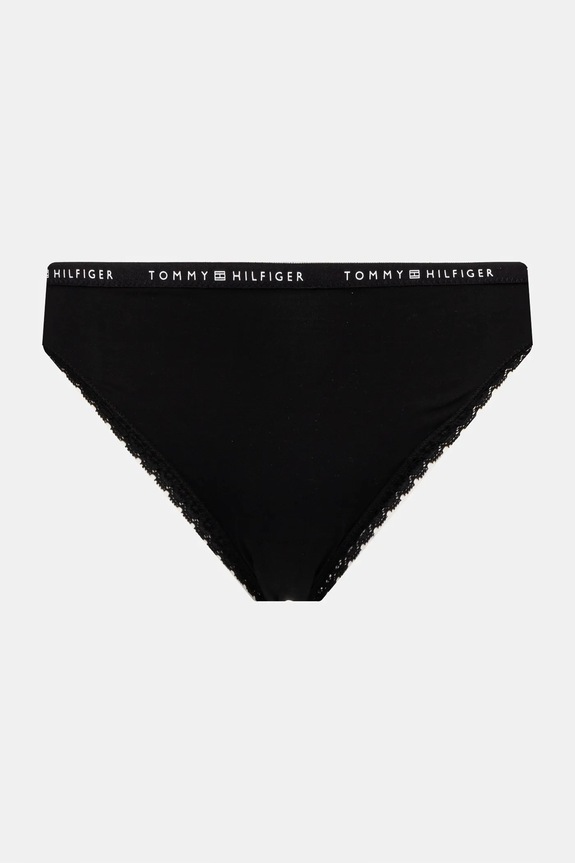 Nohavičky Tommy Hilfiger 3-pak UW0UW05933 čierna SS25
