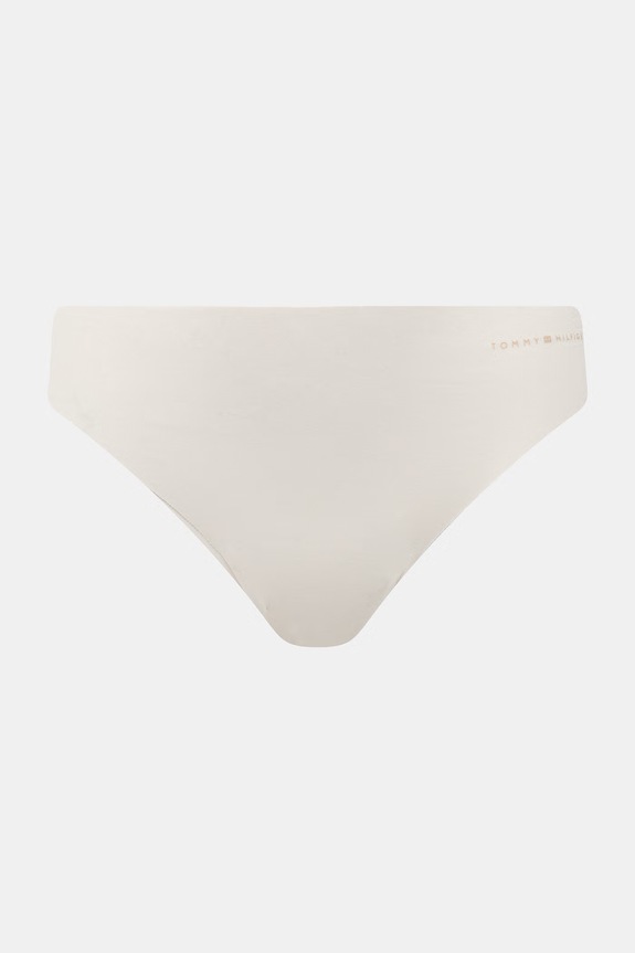 Tommy Hilfiger stringi damskie bawełniane z elastanem 3-pack beżowy UW0UW05959